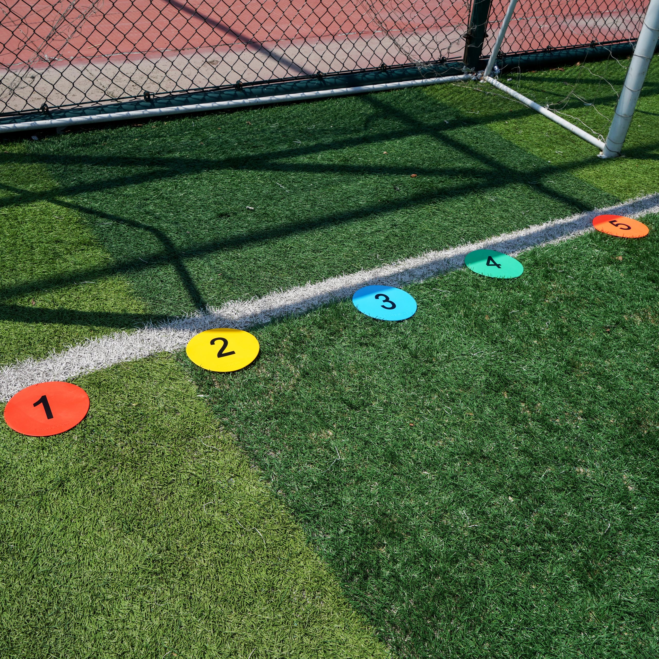 8inch Numbered Floor Spot Markers (Blue 1-5) - Image 4