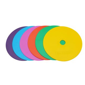 EcoWalker 6" Plain Spot Markers — Multi-Color 6-Pack