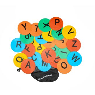 EcoWalker 4" Alphabet Spot Markers — A–Z 26-Piece Set